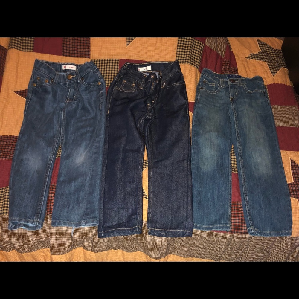 Little boys Jeans 5 Regular Slim fit (but all 3 for 1 price)